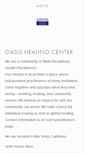 Mobile Screenshot of oasishealingcenter.com